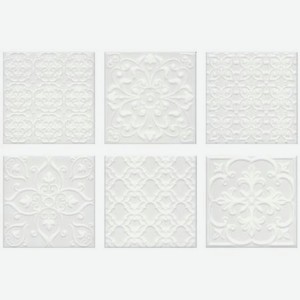 Плитка Kerama Marazzi Суррей белая 20x20 см 5226