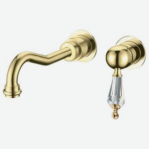 Смеситель встроенный для раковины Boheme Imperiale Ripresa золотой 6,2х21х14,3 см