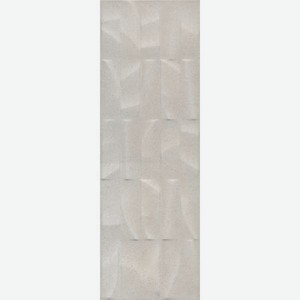 Плитка Kerama Marazzi Безана серый светлый структура обрезной 12151R 25x75 см