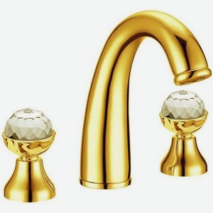 Смеситель для раковины Boheme Imperiale Presente золотой 5,6х16х17 см