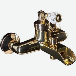 Смеситель для ванны Boheme Vogue Crystal золотой 21х17,6х12,9 см
