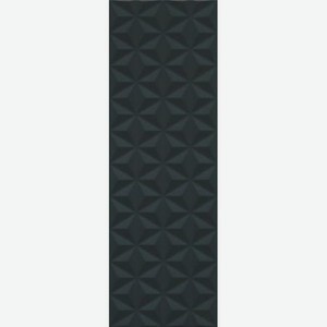 Плитка Kerama Marazzi Диагональ черная структура 25x75 см 12121R