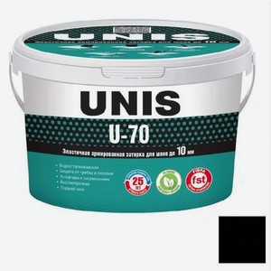 Затирка Unis u-70 черный с15 2 кг