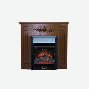 Каминокомплект Glenrich Лотос М портал шоколадный с очагом Majestic BL 96х36х92,6 см
