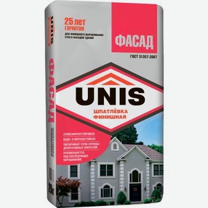 Шпатлевка Unis Фасад цементная 20 кг