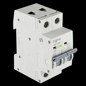 Автоматический выключатель Sigma elektrik 2P C 40A 6kA