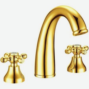 Смеситель для раковины Boheme Tradizionale Oro золотой 4,8х16х17 см