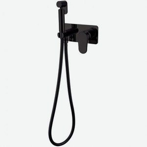 Смеситель для биде с душем Boheme Spectre чёрный 19х8,5х19 см