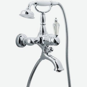 Смеситель для ванны с гарнитуром Boheme Brillante Ripresa серебряный 19,5х21,4х31,6 см