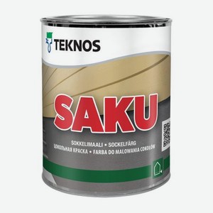 Краска фасадная Teknos Saku РМ1 1/0.9л