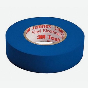 Изолента ПВХ 3М Temflex 1300 синяя рулон 15мм x 10м