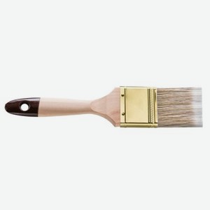 Кисть плоская Hardy N45, смешанная, коричневая 1,5