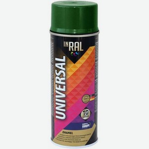 Эмаль аэрозольная INRAL Universal Зеленая RAL6029 400 мл 26-7-6-035