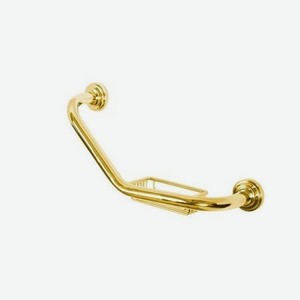 Поручень с мыльницей Boheme Imperiale золотой 44х11х22 см