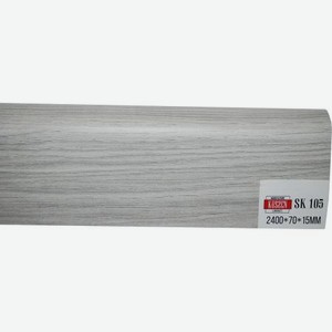 Плинтус Kossen Ламинированный МДФ SK 105 2400x70x15 мм