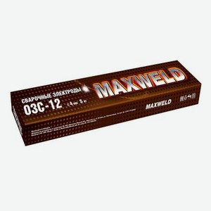Электроды Maxweld СТАЛЬ ОЗС-12 4мм, 5 кг