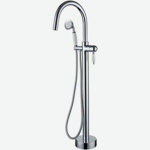Смеситель для ванны Boheme Imperiale Brillante серебряный 22,2х35,4х104,9 см