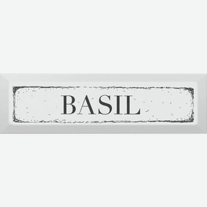 Декор Kerama Marazzi Гамма Bazil Черный 8,5x28,5 см NT/B36/2882