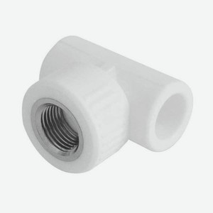 Тройник Sanmix белый с внутренней резьбой PPR-C 20х1/2