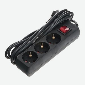 Удлинитель сетевой Megavolt boyang 3м 250v~ 16a max 3000w, h05vv-f 3g1,0mm2