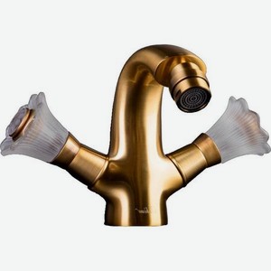 Смеситель для биде Boheme Camelia бронзовый 17,2х15х12,8 см