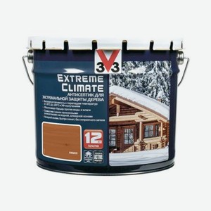 Антисептик алкидный V33 Extreme Protection каштан 9 л