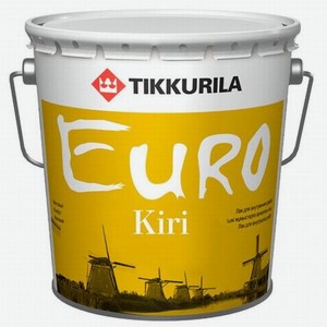 Лак паркетный глянцевый Tikkurila euro kiri 9 л