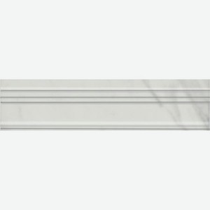 Бордюр Kerama Marazzi Багет Алькала белый 20x5 см BLB038