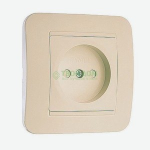 Розетка Makel Силовая 1 Brown