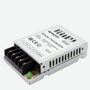 Блок питания Apeyron 03-01 12В, 15 Вт, IP20, 1,25А, металл, 78*48*20 мм