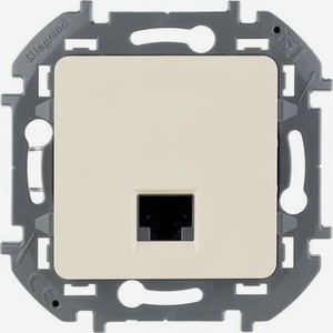 Розетка компьютерная Legrand Inspiria RJ 45 6 UTP, цвет - слоновая кость