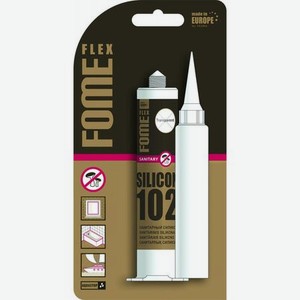 Герметик Fome Flex Sanitary Silicon 102 Прозрачный 70 мл