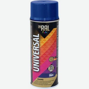 Эмаль аэрозольная INRAL Universal Темно-синяя RAL5002 400 мл 26-7-6-032