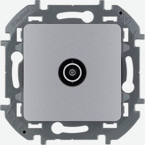Розетка TV Legrand Inspiria проходная для схемы  шлейф , цвет - алюминий