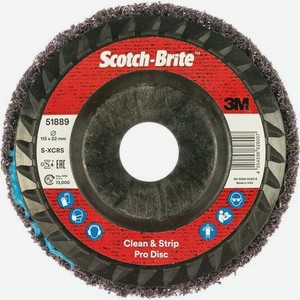 Круг для очистки поверхности 3M Clean and Strip Pro XO-RD,S XCRS 115x22 мм