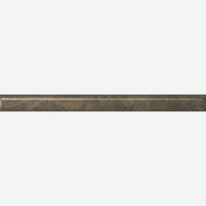Бордюр Kerama Marazzi Гран-Виа коричневый светлый обрезной 2,5x30 см SPA040R