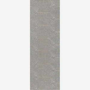 Декор Kerama Marazzi Безана Серый обрезной OPB20112137R 25х75 см