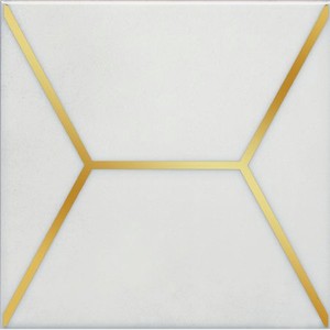 Декор Kerama Marazzi Витраж белый OPA18117063 15х15 см