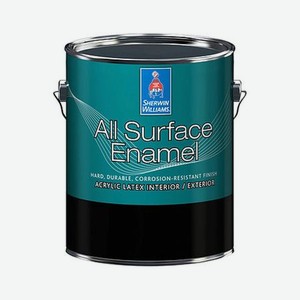 Эмаль Sherwin-Williams All Surface Enamel Latex Gloss белая 3,8 л