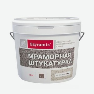 Штукатурка мраморная Bayramix Magnolia White K 15 кг