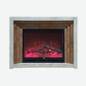 Каминокомплект Glenrich Helena портал белый мрамор с очагом Arte 28 119х32х90 см