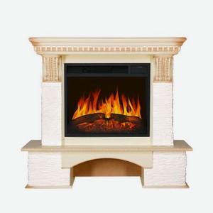 Портал Royal Flame Pierre Luxe Слоновая кость под очаг Vision 23 LED FX