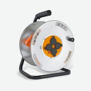 Удлинитель Universal У16-041 IP-44 термо ПВС 3*1,5 на металл. катушке 4 гнезда з/к 30м