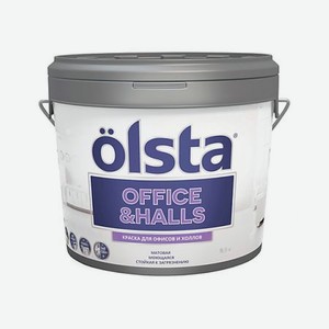 Краска Olsta Office&Hall База А 0,9 л