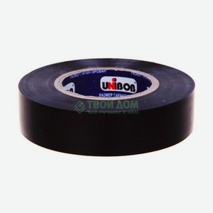 Unibob Лента электроизоляционная черная 19х2000 мм