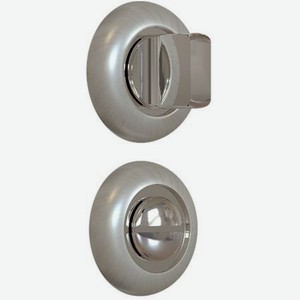 Завертка дверная для ванных Локри bk-02 cp хром
