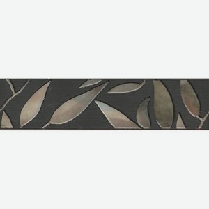 Бордюр Kerama Marazzi Гинардо обрезной черный 7,2x30 см OS/C11/11037R