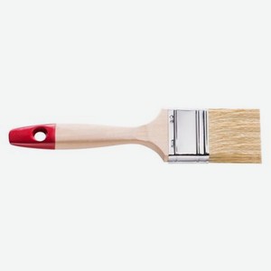 Кисть плоская Hardy N36, топ 90, натуральная светлая щетина 1