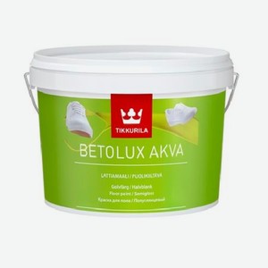 Краска Тиккурила бетолюкс аква полуглянцевая 9 л