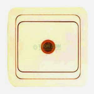 Телевизионная розетка Schneider Electric Этюд TVA-002K Light-Brown